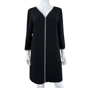 Trina Turk NWT Black Around Midnight Cocktail Dress Size 8 F0262